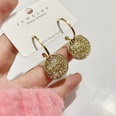 fashion threedimensional letter LOVE inlaid shell alloy earringspicture13